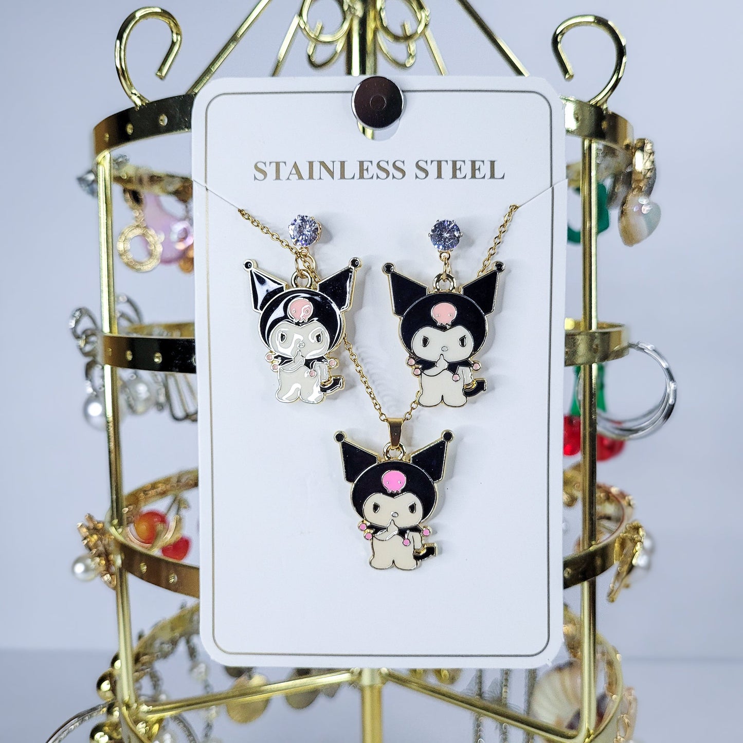 Collares de acero 45cmset decollares acero 2pcs