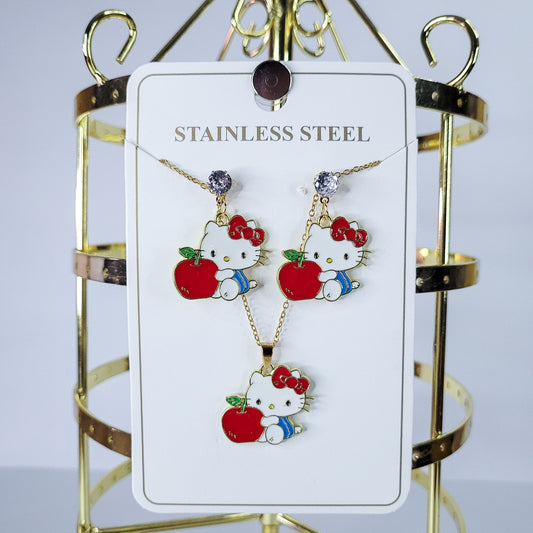 Set de collares acero 2pcs