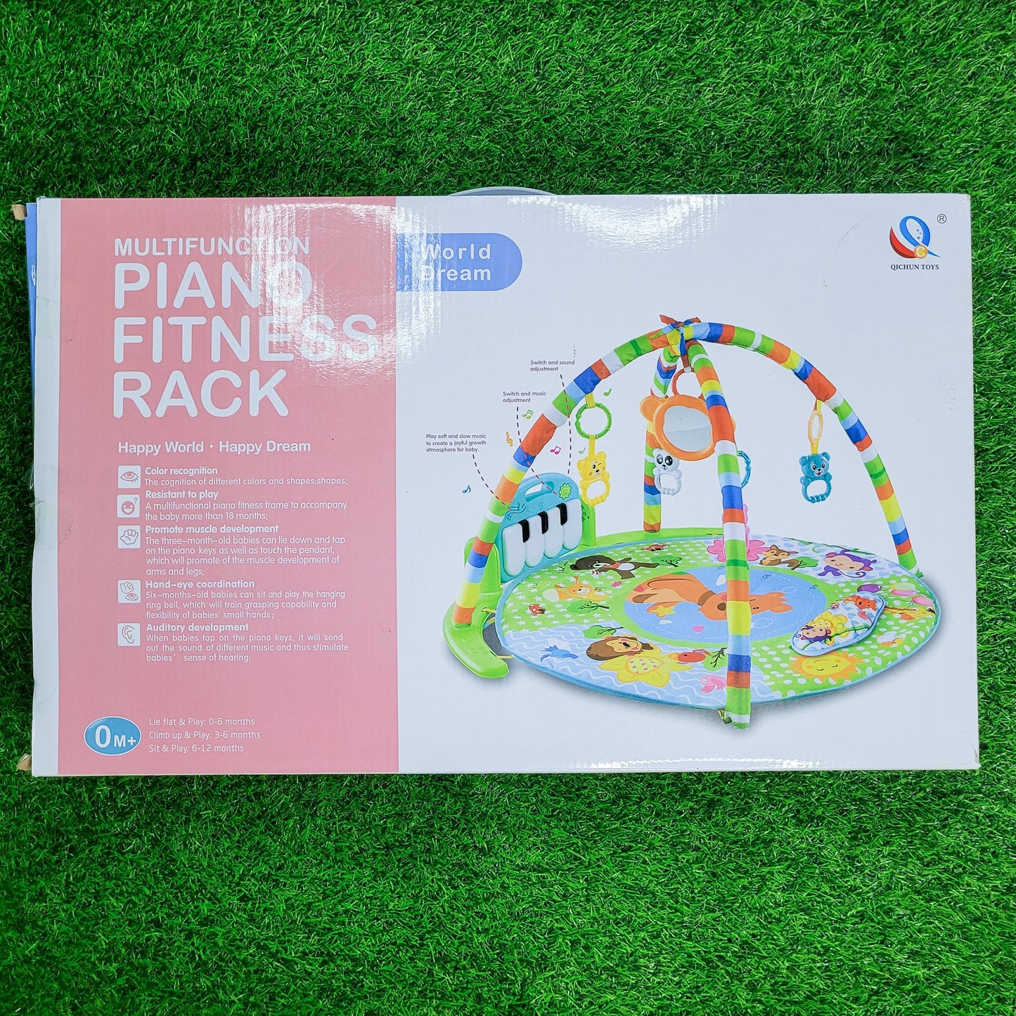 Gimnasio para bebé con piano