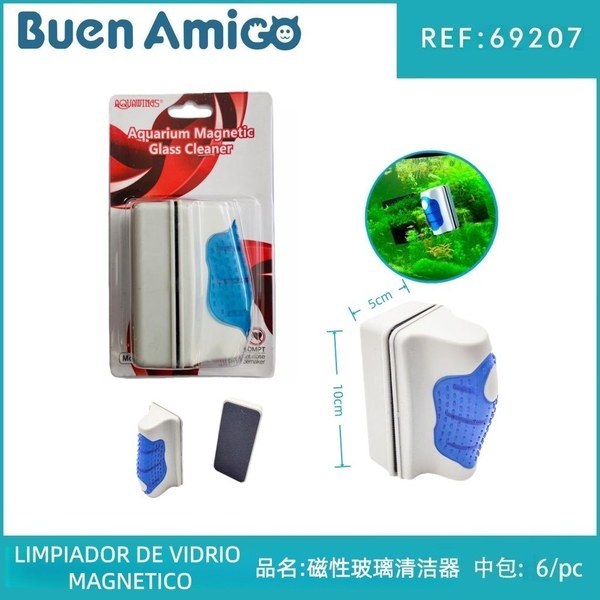 Limpiador de vidrio magnetico