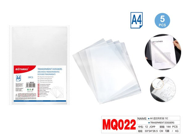 Folde l transparente mq022