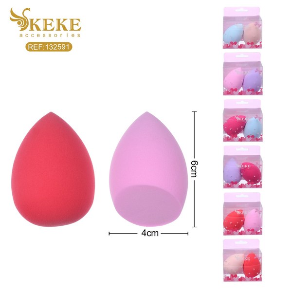 Esponja de maquillaje 2pcs