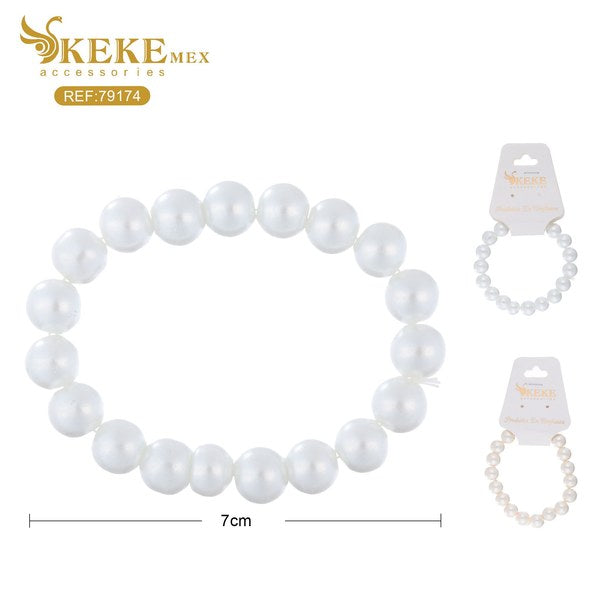 Pulseras de perlas 18cm