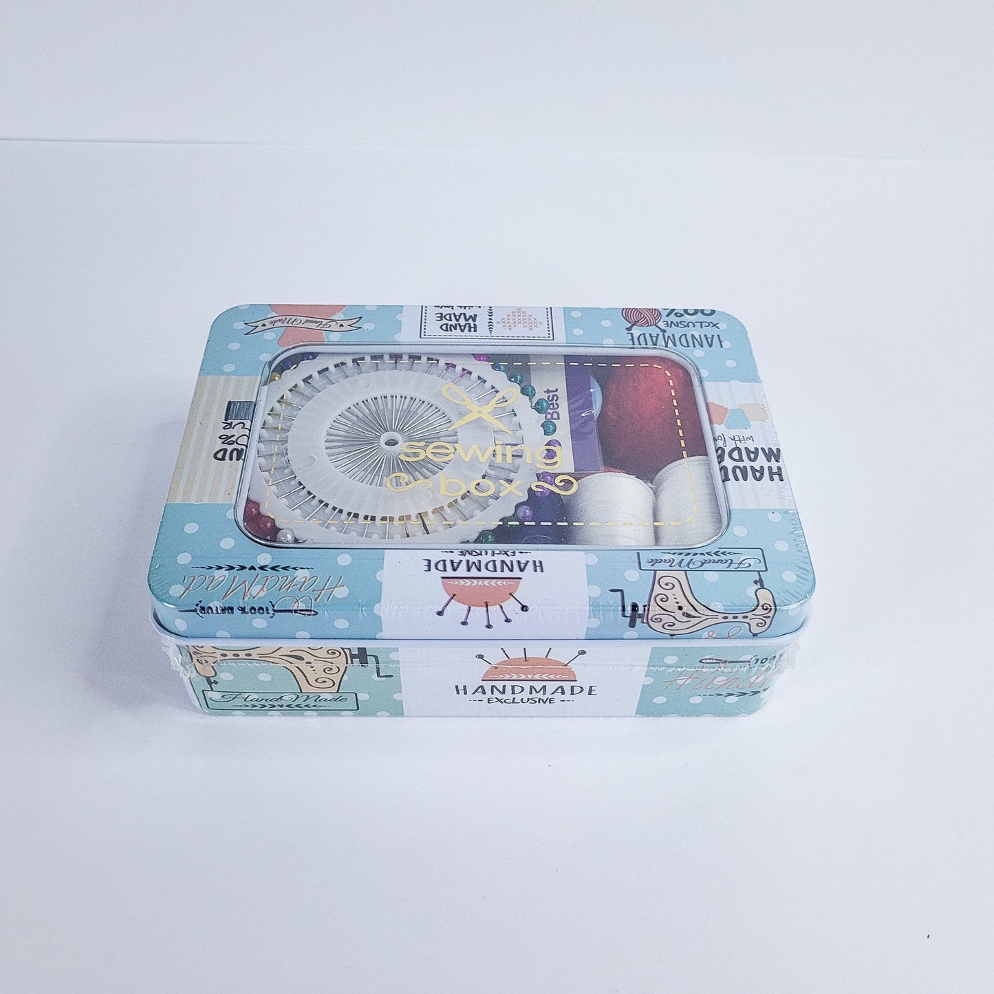 Set de costura cajita metalica