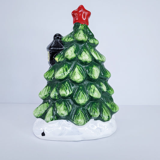 Adorno de ceramica nav. arbol