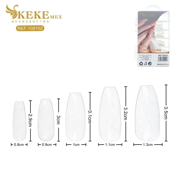 Tips para unas postizas 100pcs