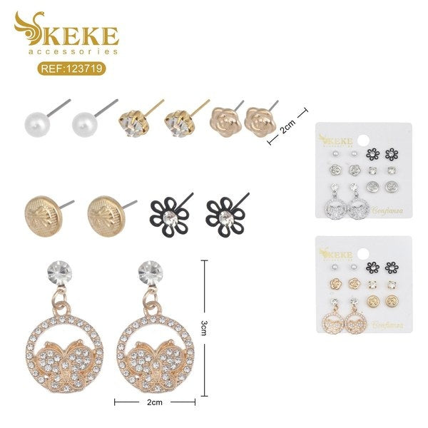 Set de aretes 6pcs
