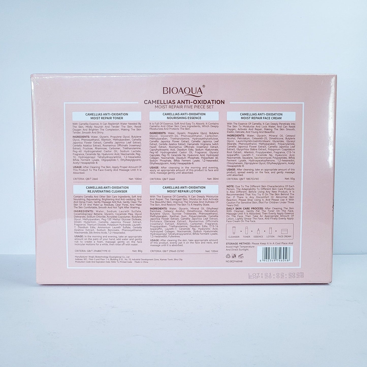 Bioaqua set camellias