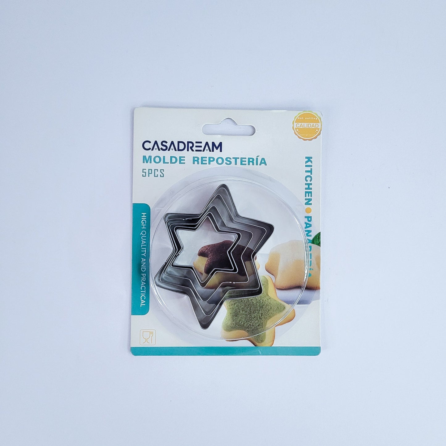 Molde de reposteria d/estrella5pcs 90117-667