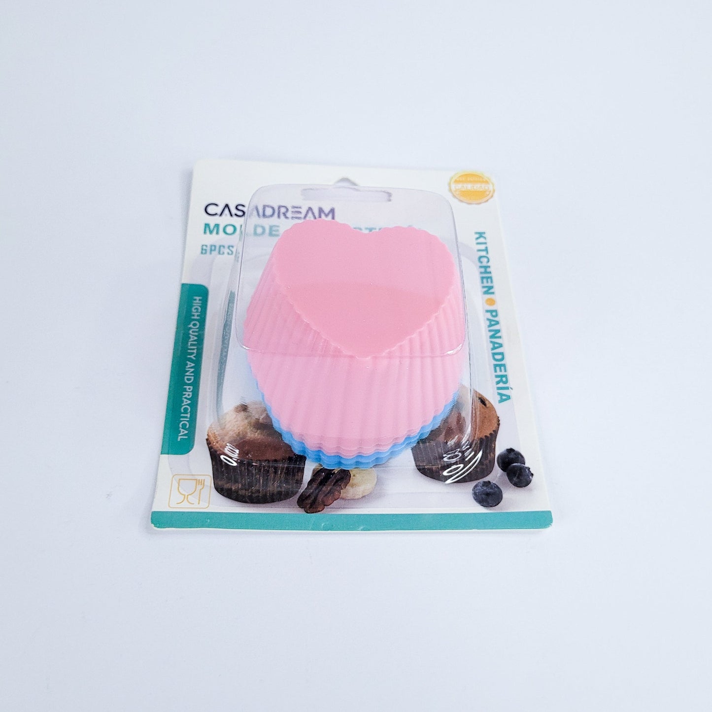 Molde silicona d/corazon 6pcs90117-694