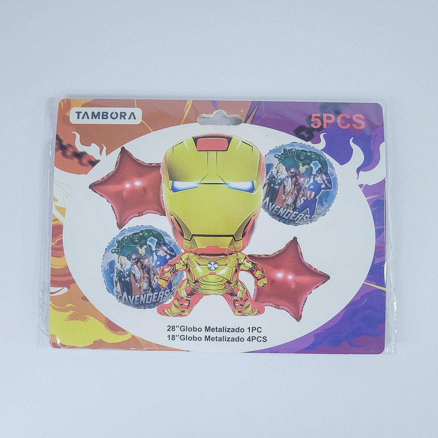 Set d/globos heroes 5pcs90118-168