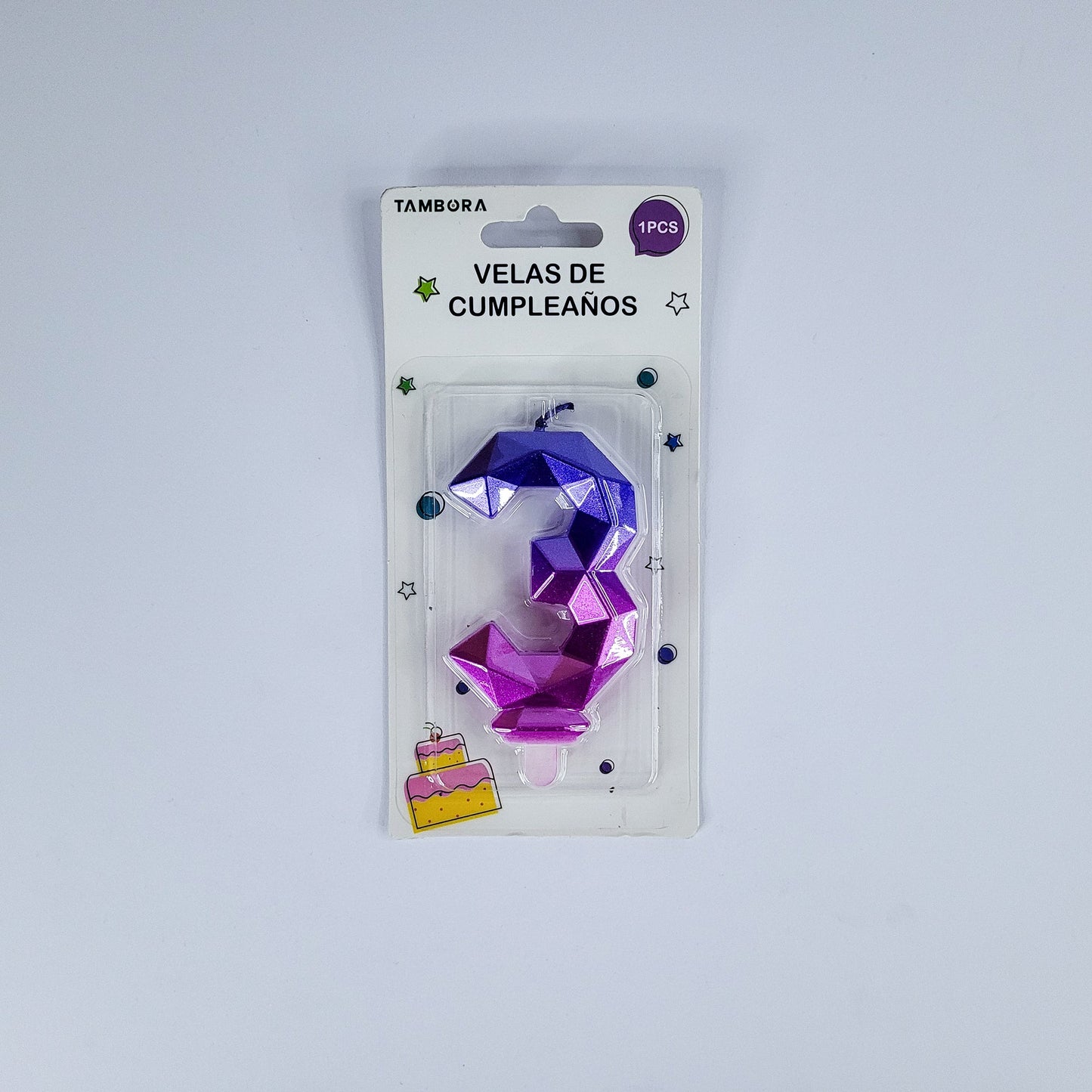 Vela numerica n3 7.7cm 90243-4