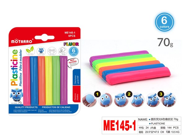 Plastilina 6 colores me145-1
