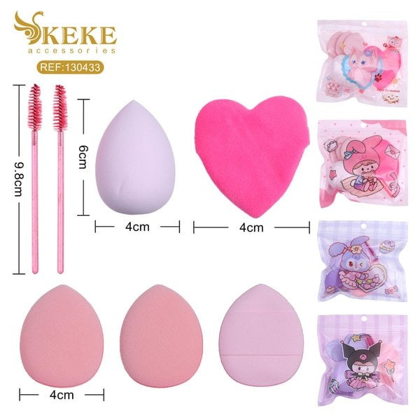 Esponjas maquillaje 7pcs