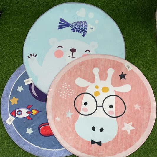 Alfombra redonda d/mascota80cm 51247-16