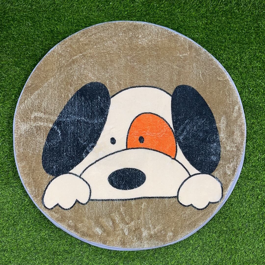 Alfombra redonda d/mascota80cm 51247-16