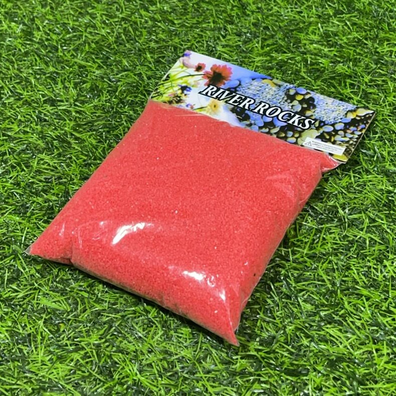 Arena de color rojo 06273