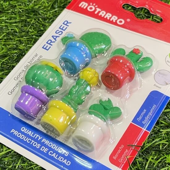 Borrador d/catcus 5pcs mk018-2