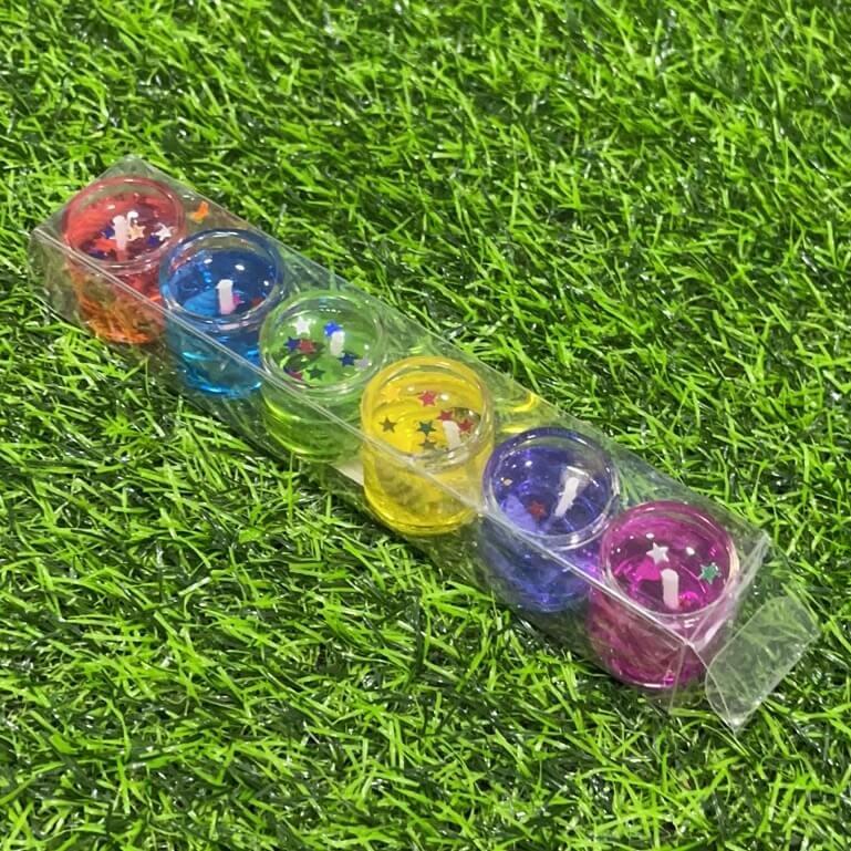 Candela d/geratina colores yestrella 6pcs 51166-22