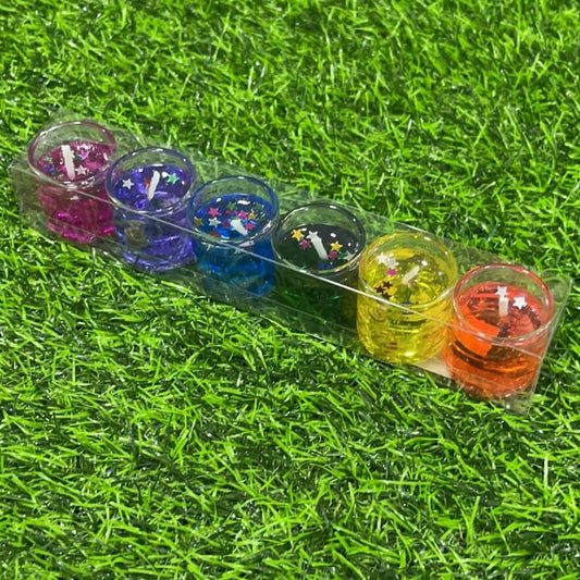 Candela d/geratina colores yestrella 6pcs 51166-25