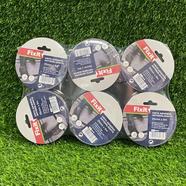 Cinta adhesiva antideslizantenegra 25mmx5m 80178