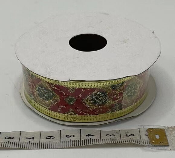 Cinta navidad 2.5cmx2.7m 51013-16