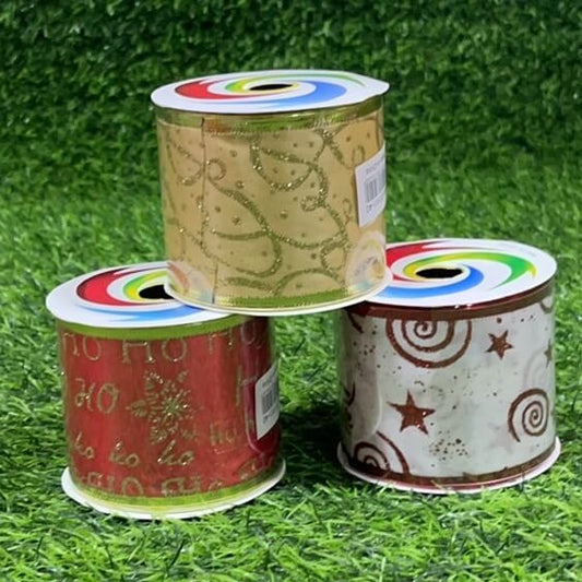 Cinta navideno 6.3x270cm 51161-40