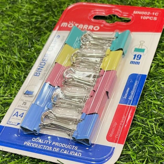 Clip d/papel 19mm 10pcs mn002-1c