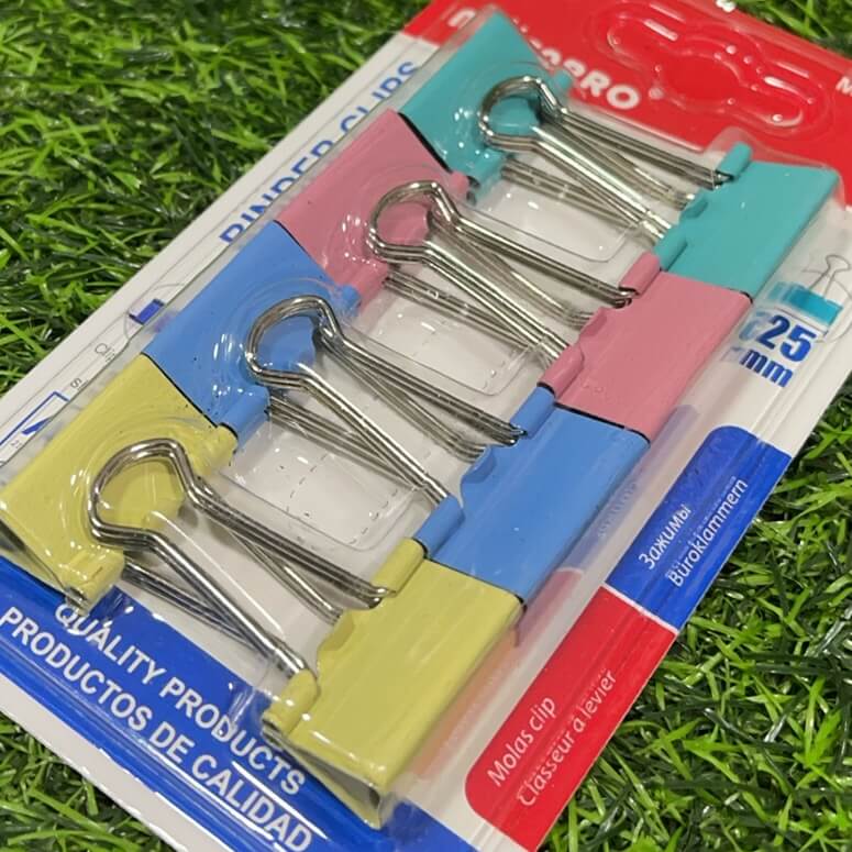 Clip d/papel 25mm 8pcs mn002-2c