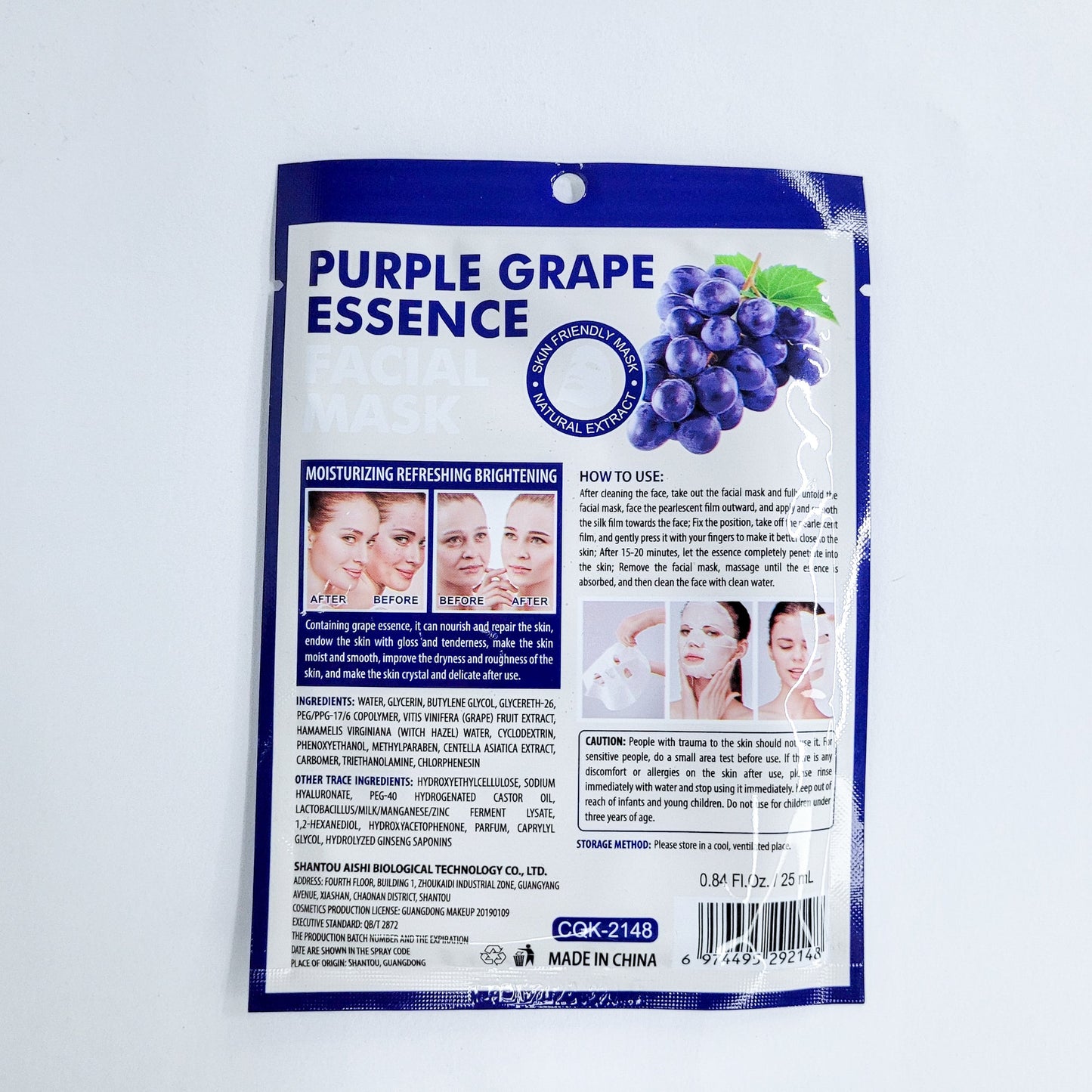 Bolsa mascarilla cqk 2148