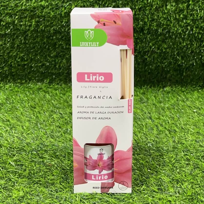 Difusor c/varillas lirio 120ml90125-12