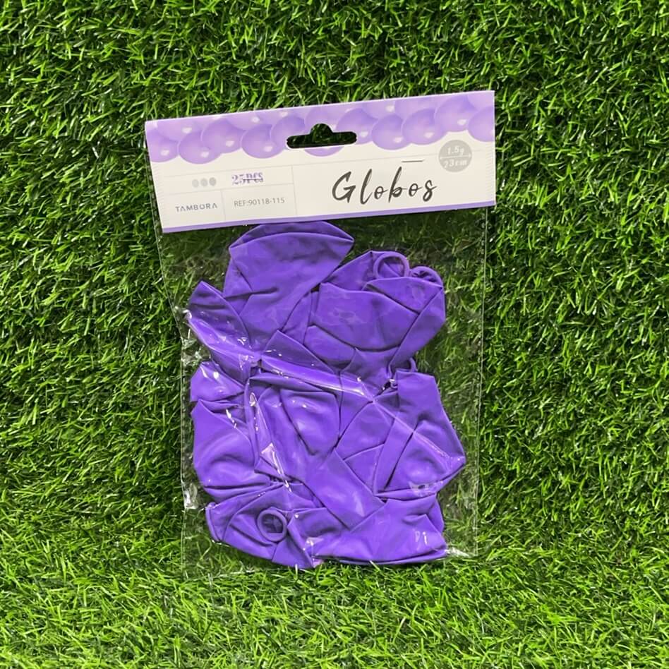 Globos morado 25pcs 23cm90118-115
