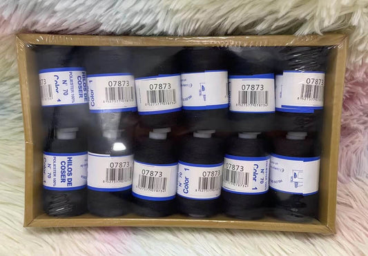 Hilos blanco/negro 1pcs 07873