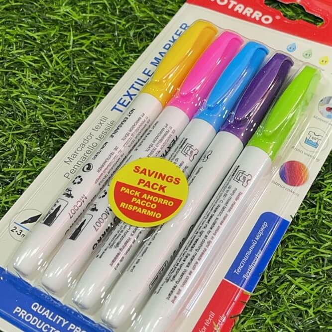 Marcador textil 5pcs mc007-14