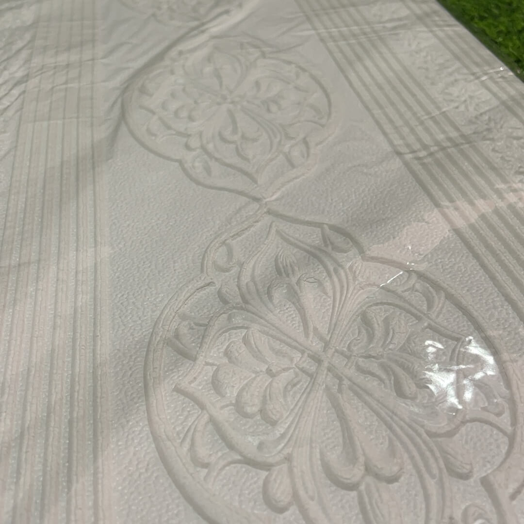 Papel tapiz blanco c/diseno 70x701pc 90091-80