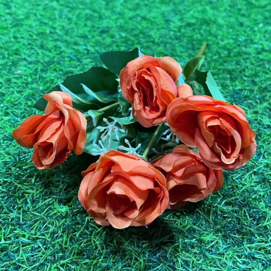 Flor artificial de rosa 1pc 51236-48