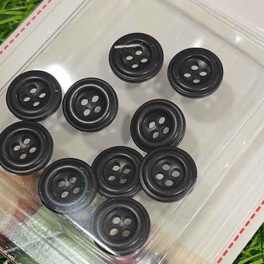 Botones negro 1.2cm 10pcs51221-40