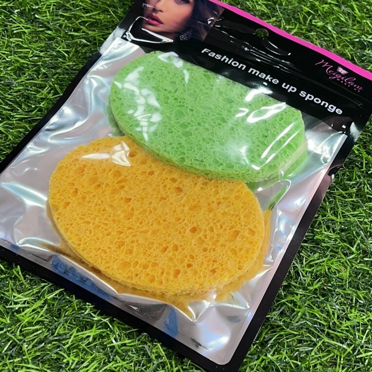 Esponja de desmaquillar d/ovalo2pc 51274-26