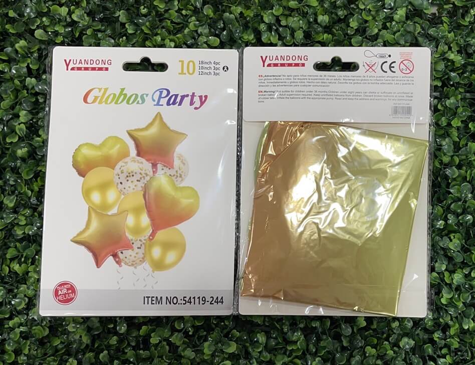Globos para fiesta 10pcs 54119-244