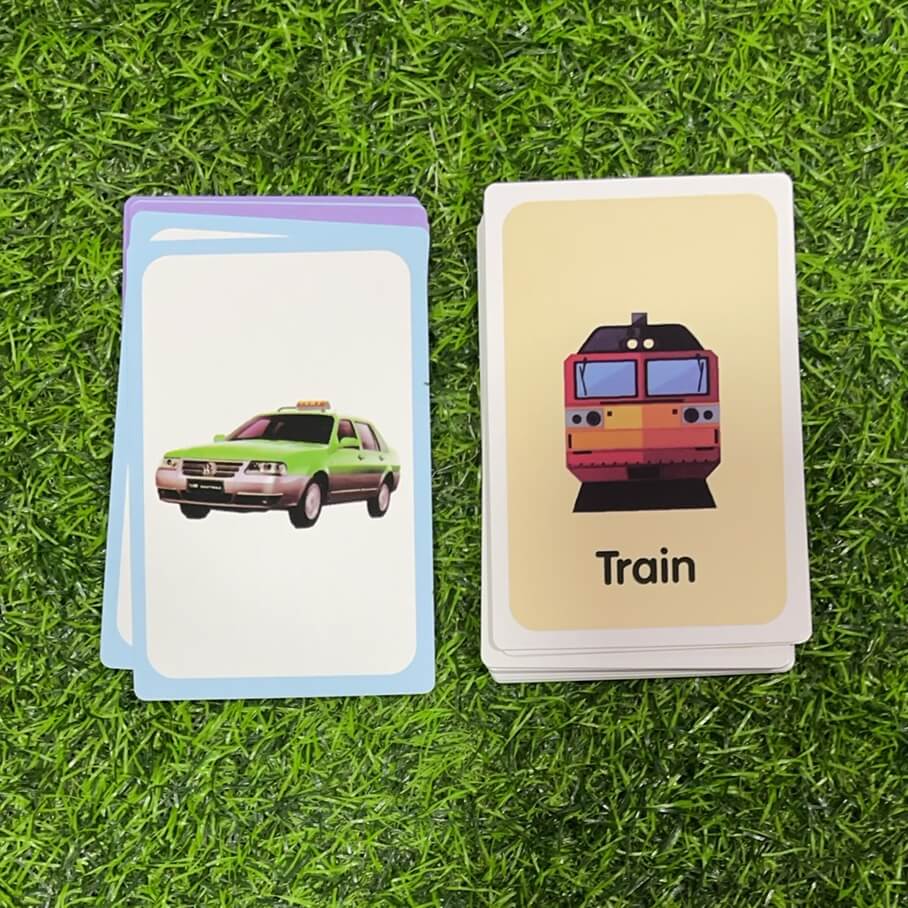 Tarjeta de aprendizajetransporte mu146-10