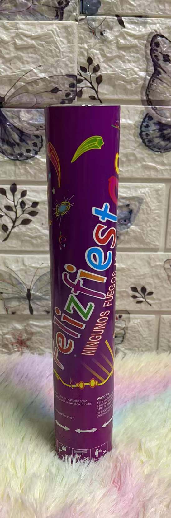 Tubo de confetti 30cm 51080-1