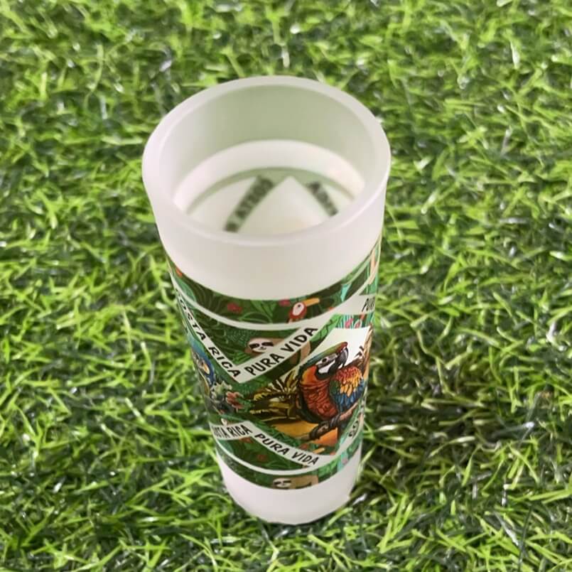 Vasito vidrio d/costa rica puravida 90270-10