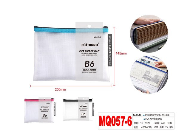 Bolsa con cremallera eva b6mq057-6