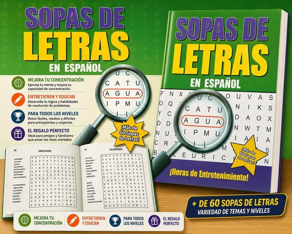 Libro sopa letras