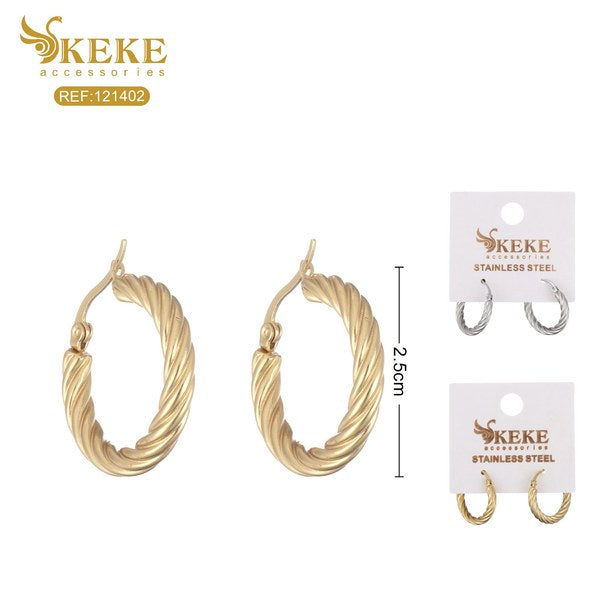 Pendientes de acero