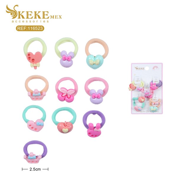Set de pinches 2.5cm 5pcs