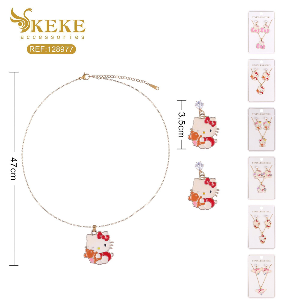 Set de collares acero 2pcs