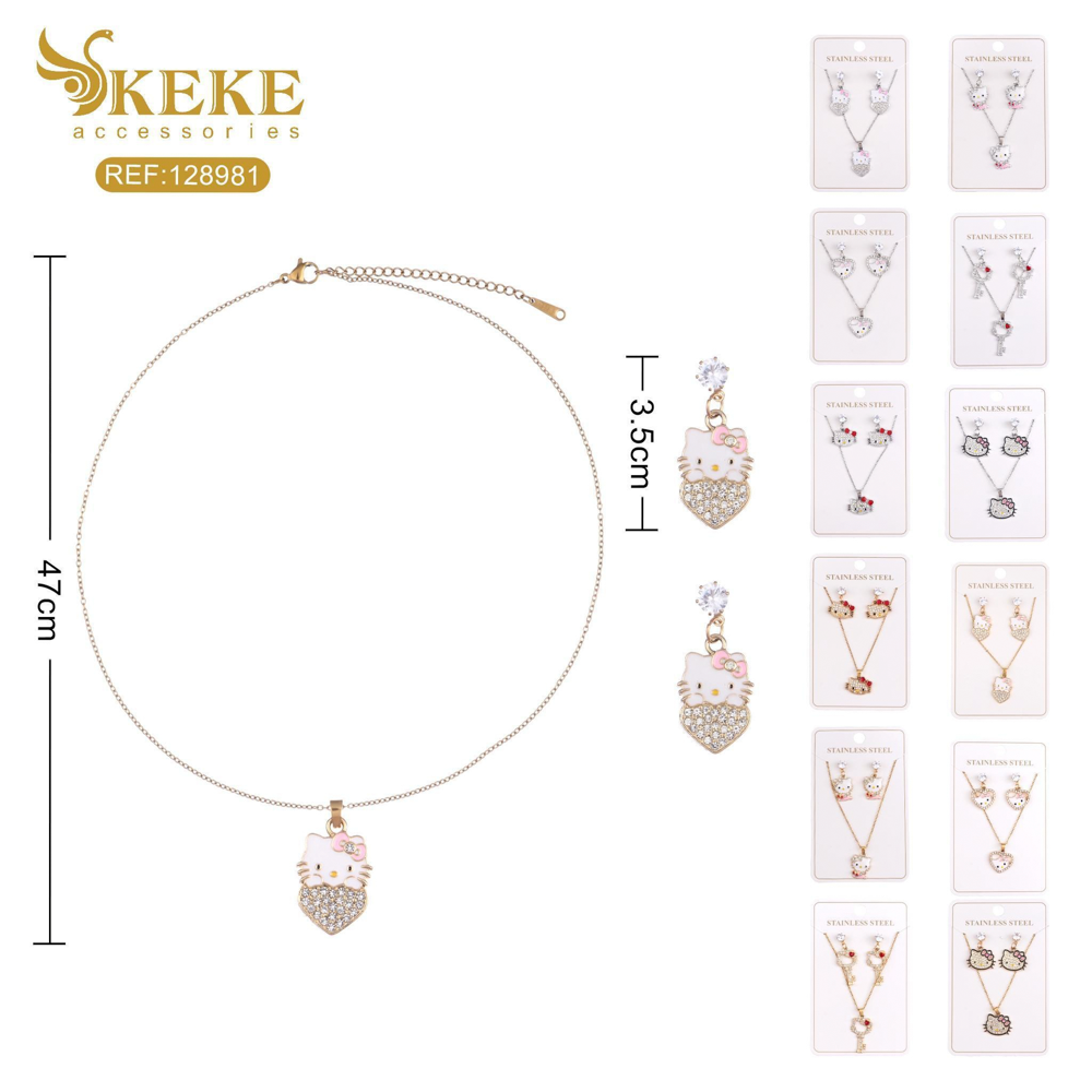 Set de collares acero 2pcs