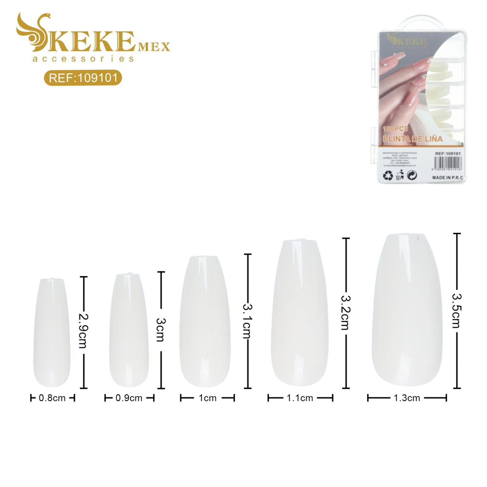 Una postiza 100pcs