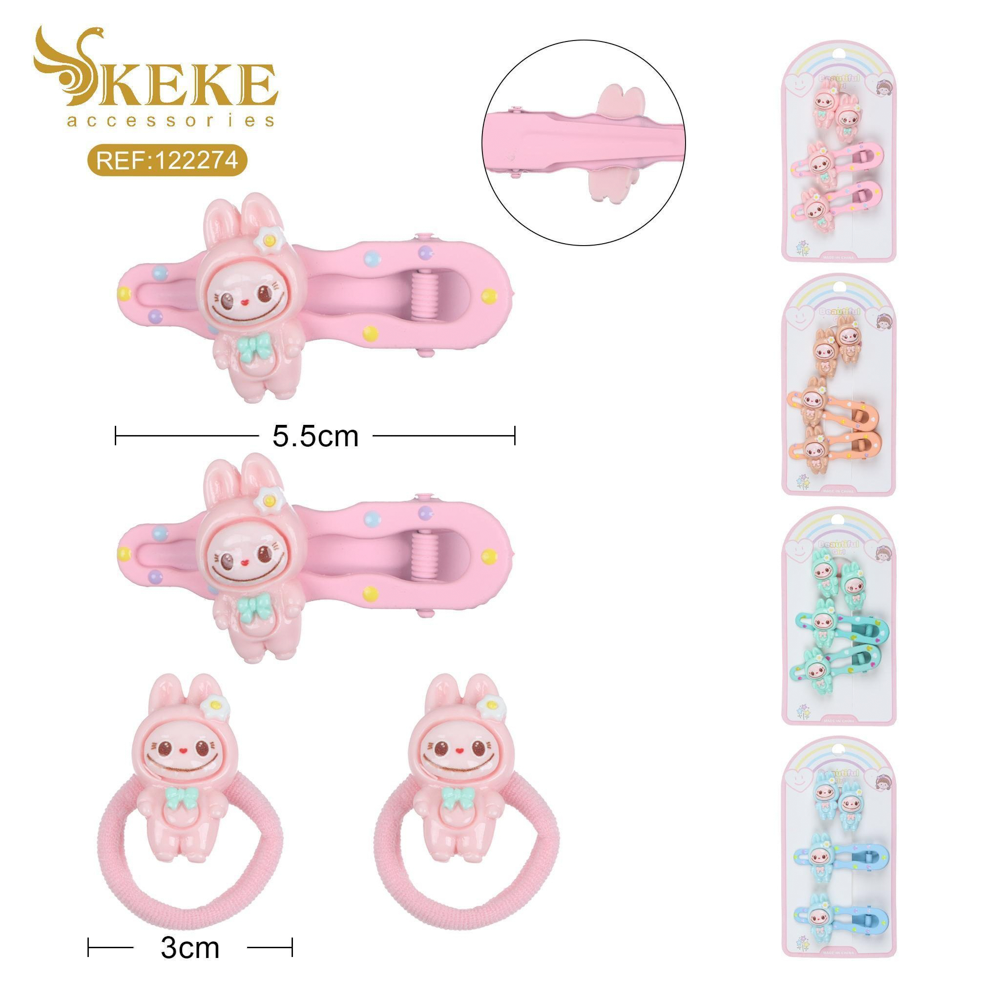 Set de prensas labubu 4pcs